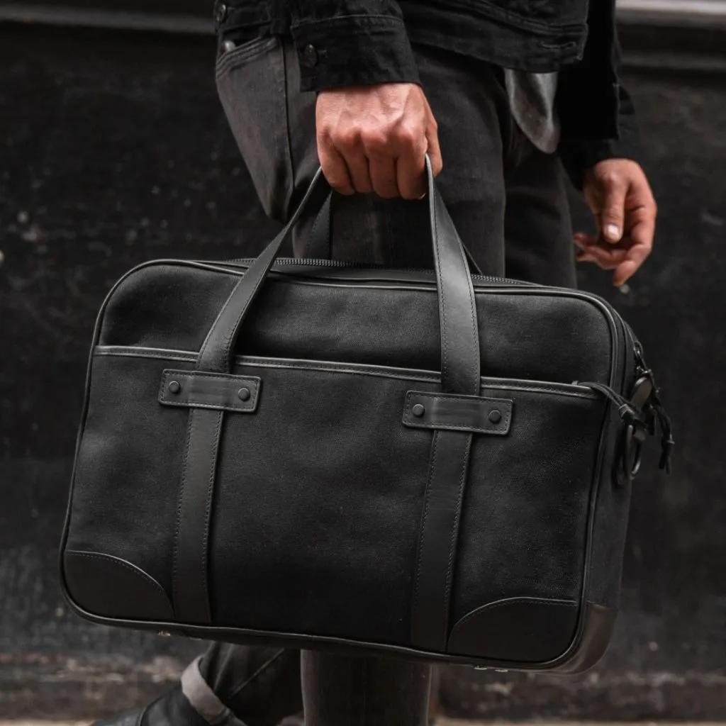 Commuter Bag | Black Canvas