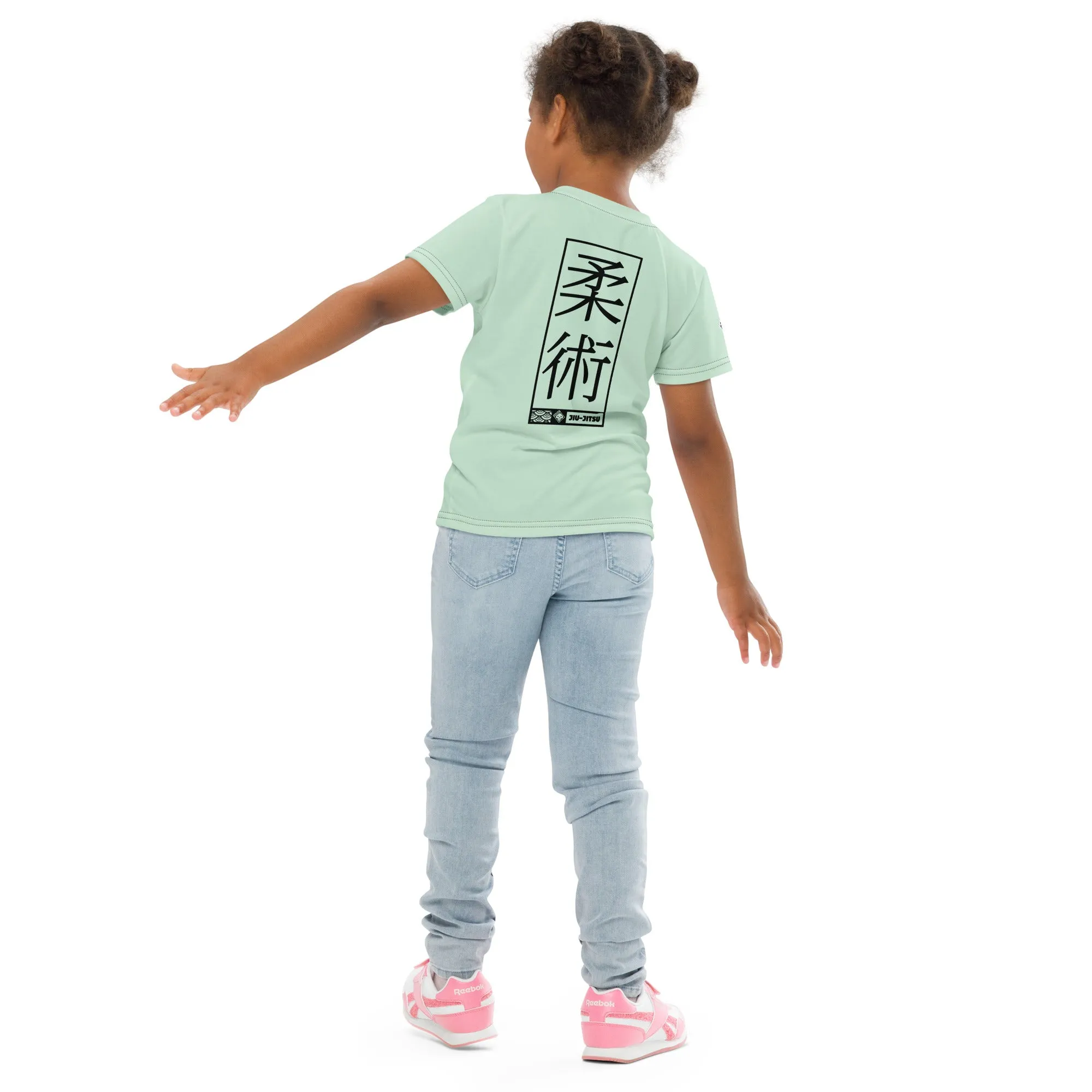 Confidently Active: Girl's Short Sleeve Jiu-Jitsu Rash Guard - Surf Crest Alt