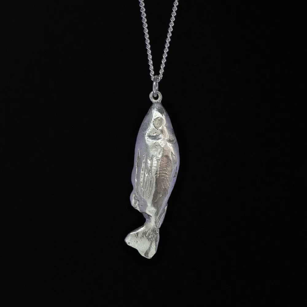 Cornish Bass. 2022. Sterling Silver Necklace.