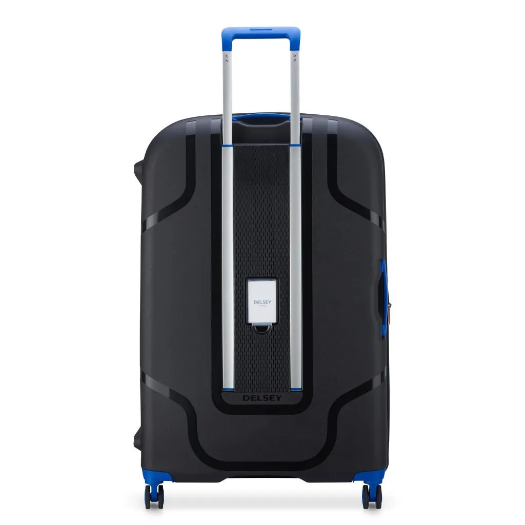 Delsey Clavel 83cm Large Hardsided Spinner Luggage - Black/Blue