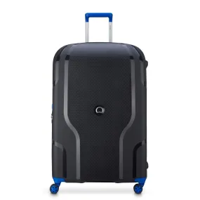 Delsey Clavel 83cm Large Hardsided Spinner Luggage - Black/Blue