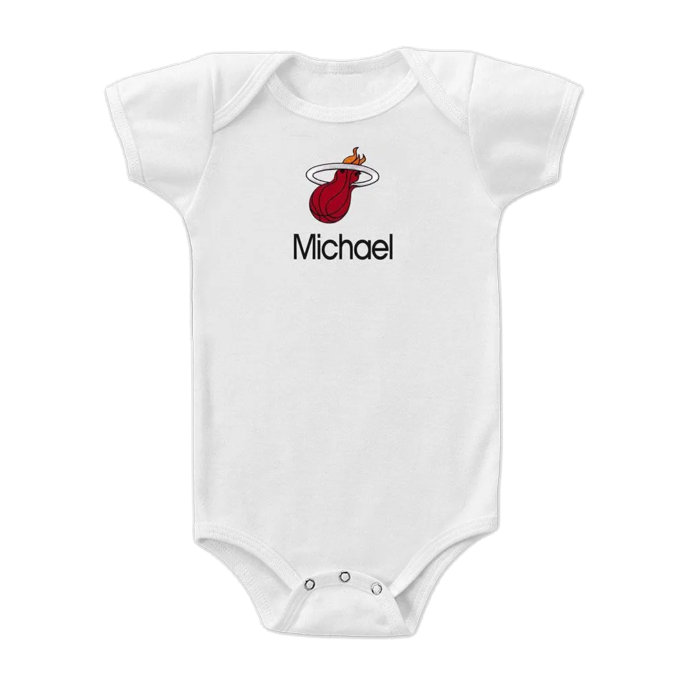 Designs by Chad and Jake Miami HEAT Custom Onesie