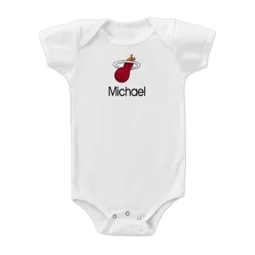 Designs by Chad and Jake Miami HEAT Custom Onesie