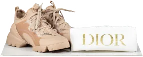 Dior D-connect Sneaker Nude Technical Fabric Trainers UK 4.5 EU 37.5 👠