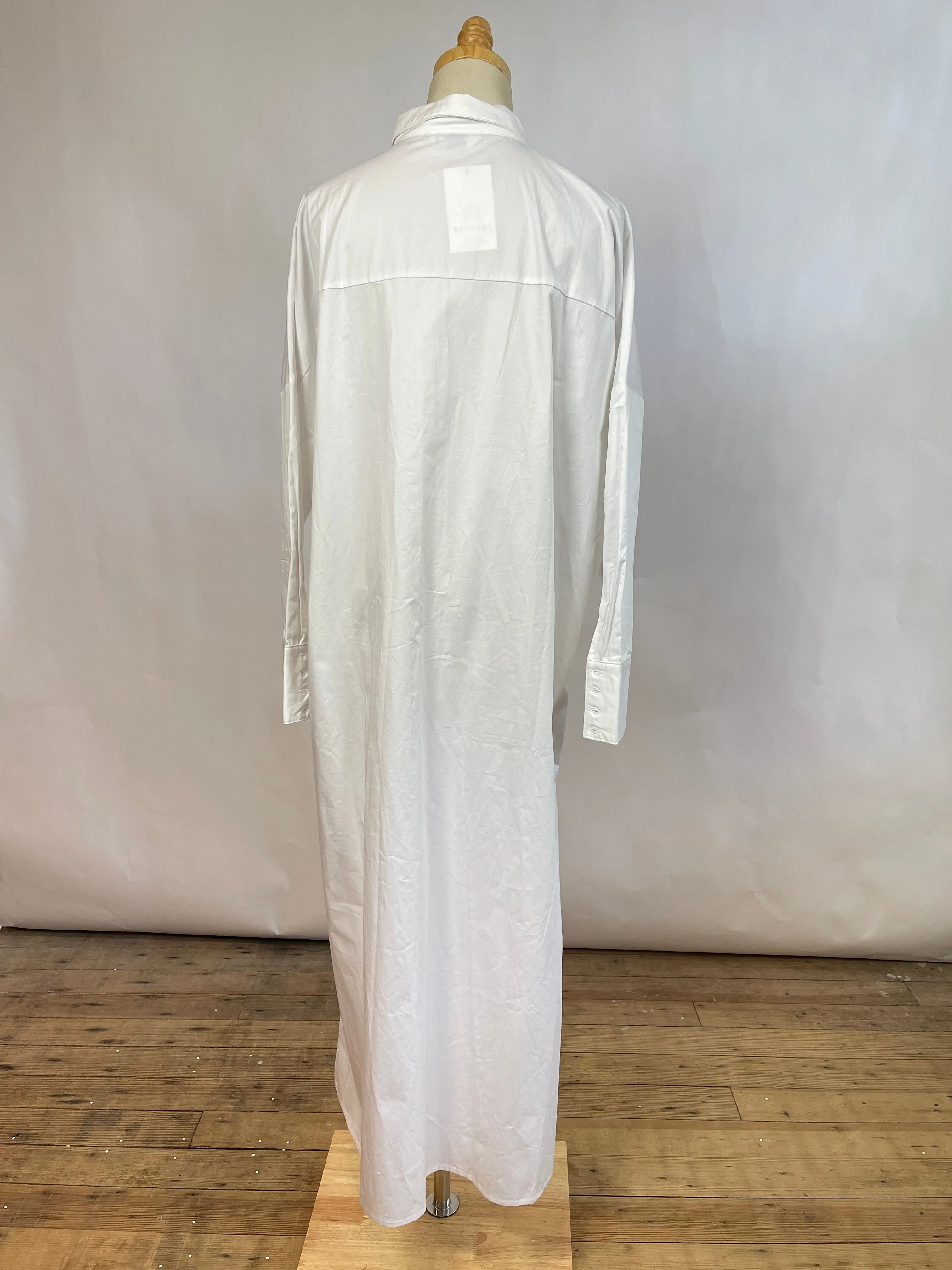 DISSH White Button Up Dress (14/L)