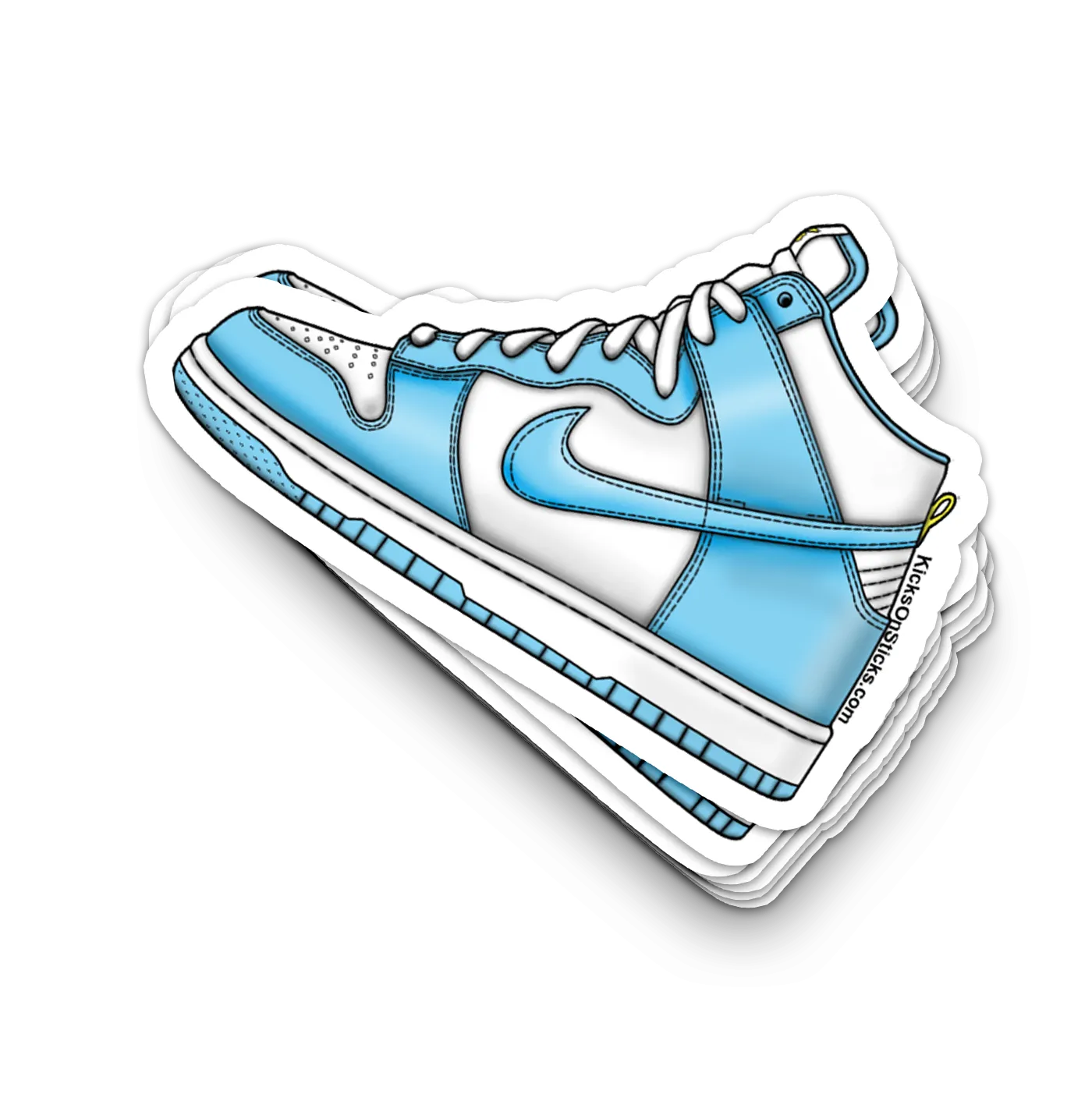 Dunk High "Blue Chill" Sneaker Sticker