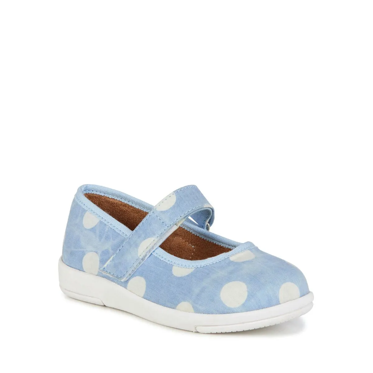 EMU Light Denim Distress Deena Spot Kids Shoe