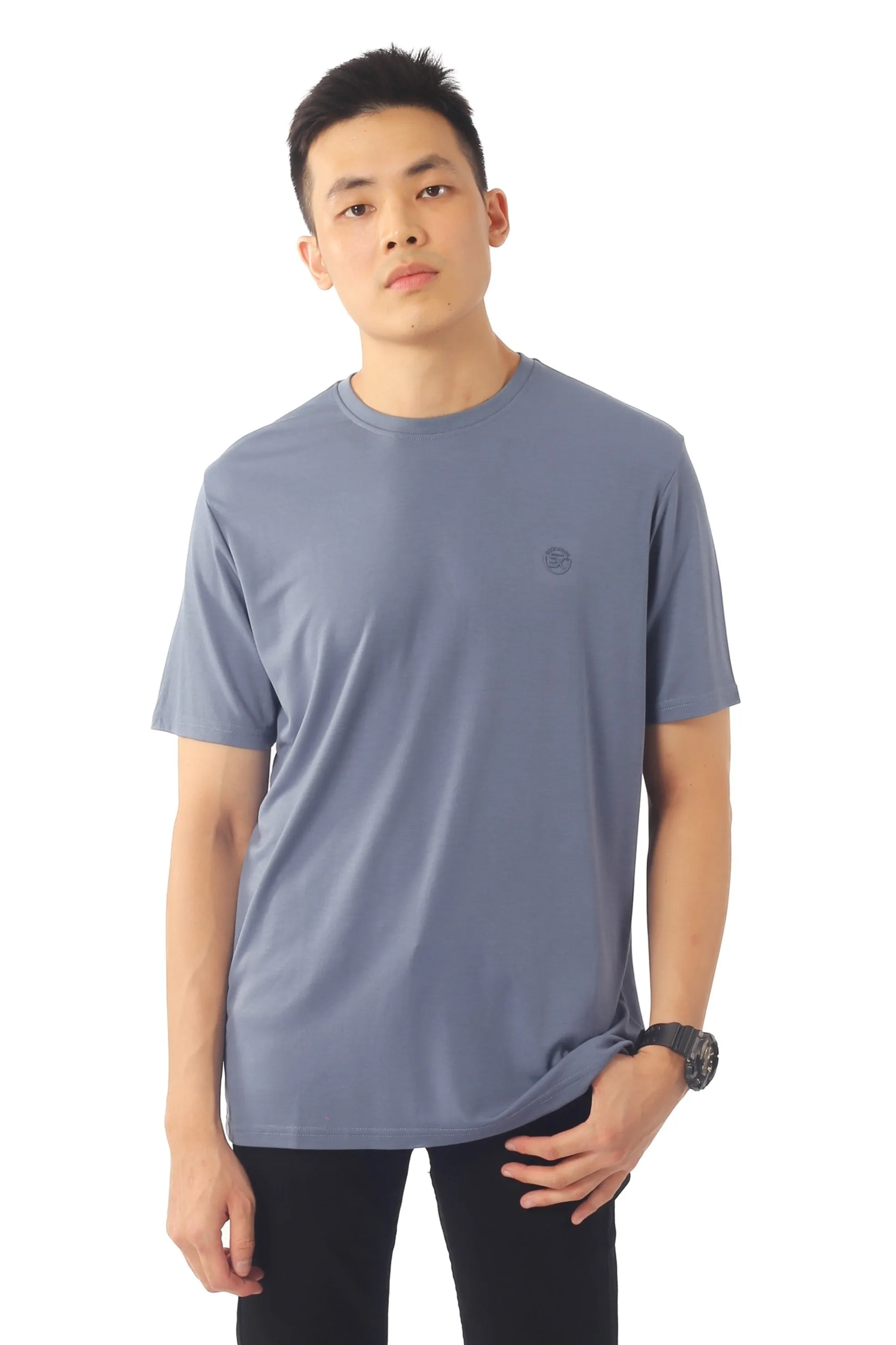 EXHAUST ROUND NECK T SHIRT [FREE CUT] 1595