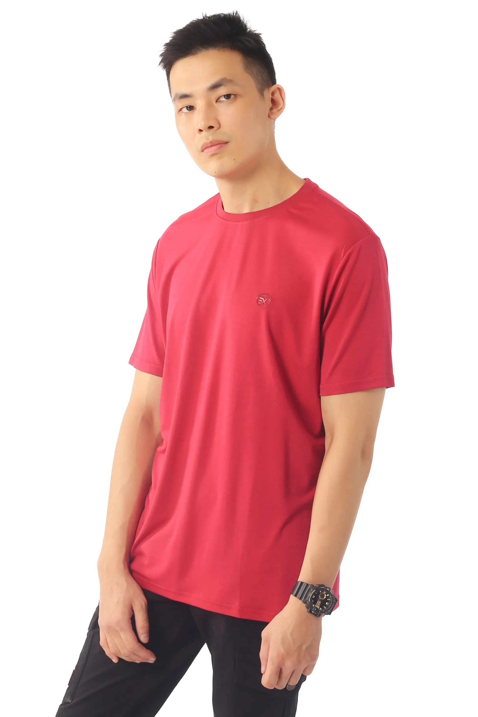 EXHAUST ROUND NECK T SHIRT [FREE CUT] 1595