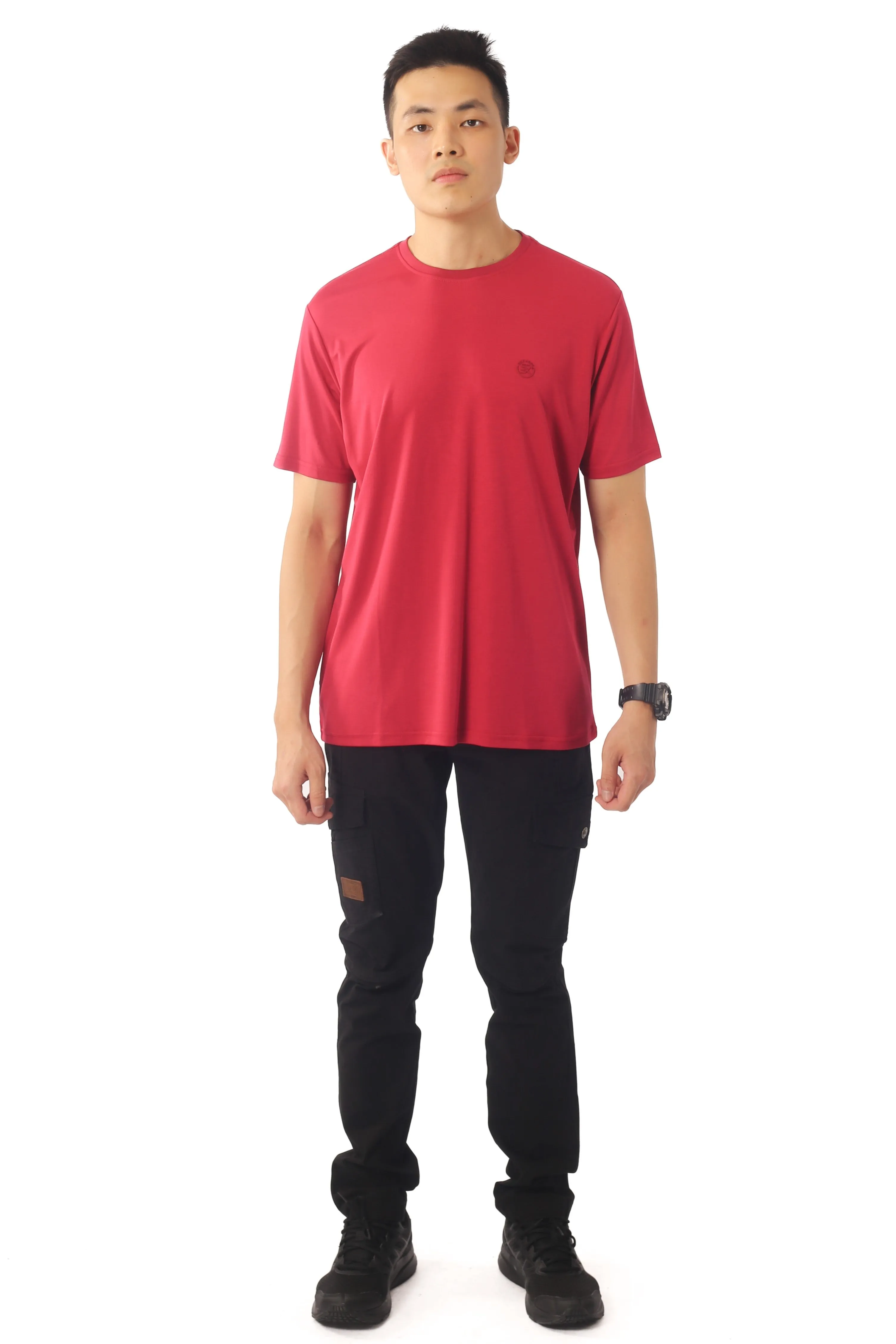 EXHAUST ROUND NECK T SHIRT [FREE CUT] 1595