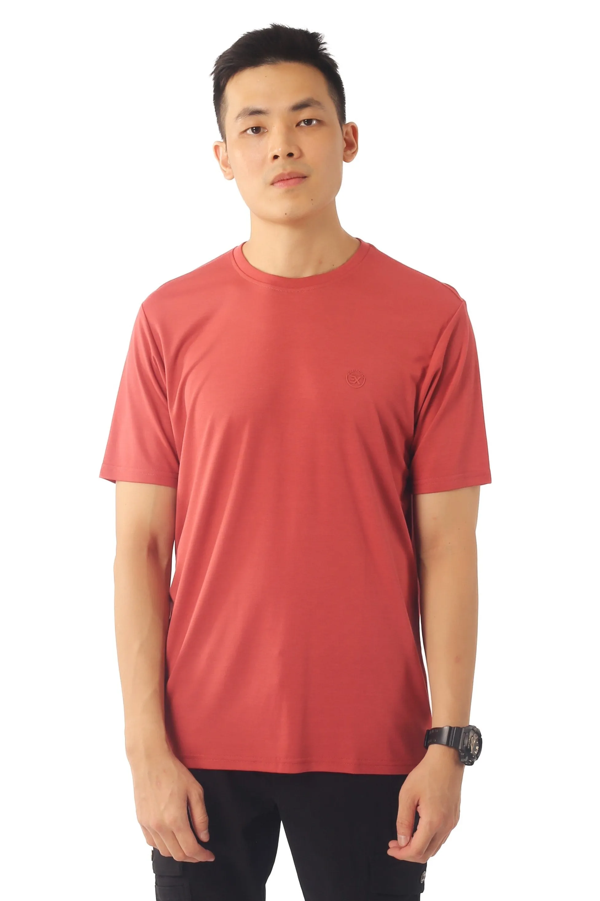 EXHAUST ROUND NECK T SHIRT [FREE CUT] 1595