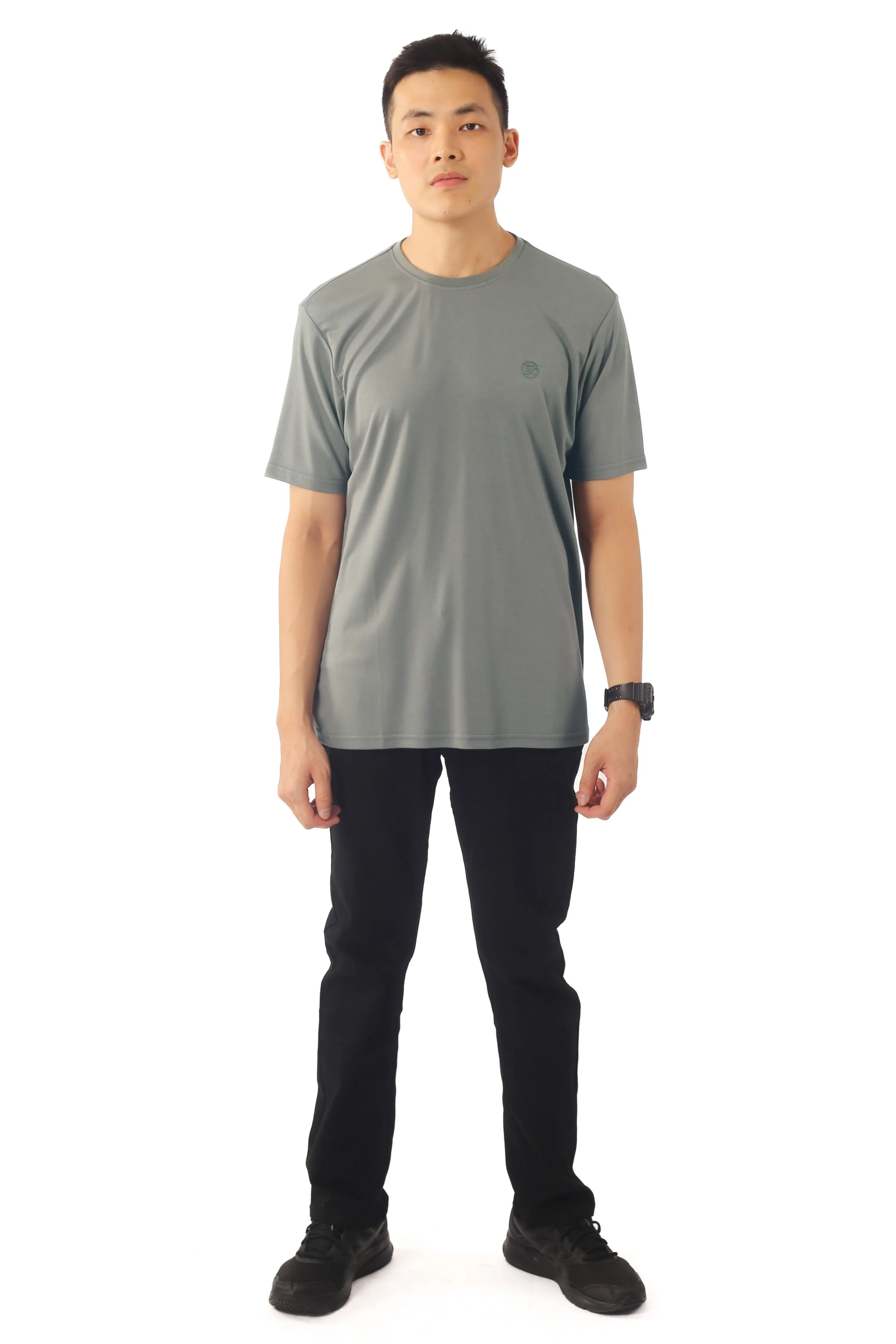 EXHAUST ROUND NECK T SHIRT [FREE CUT] 1595