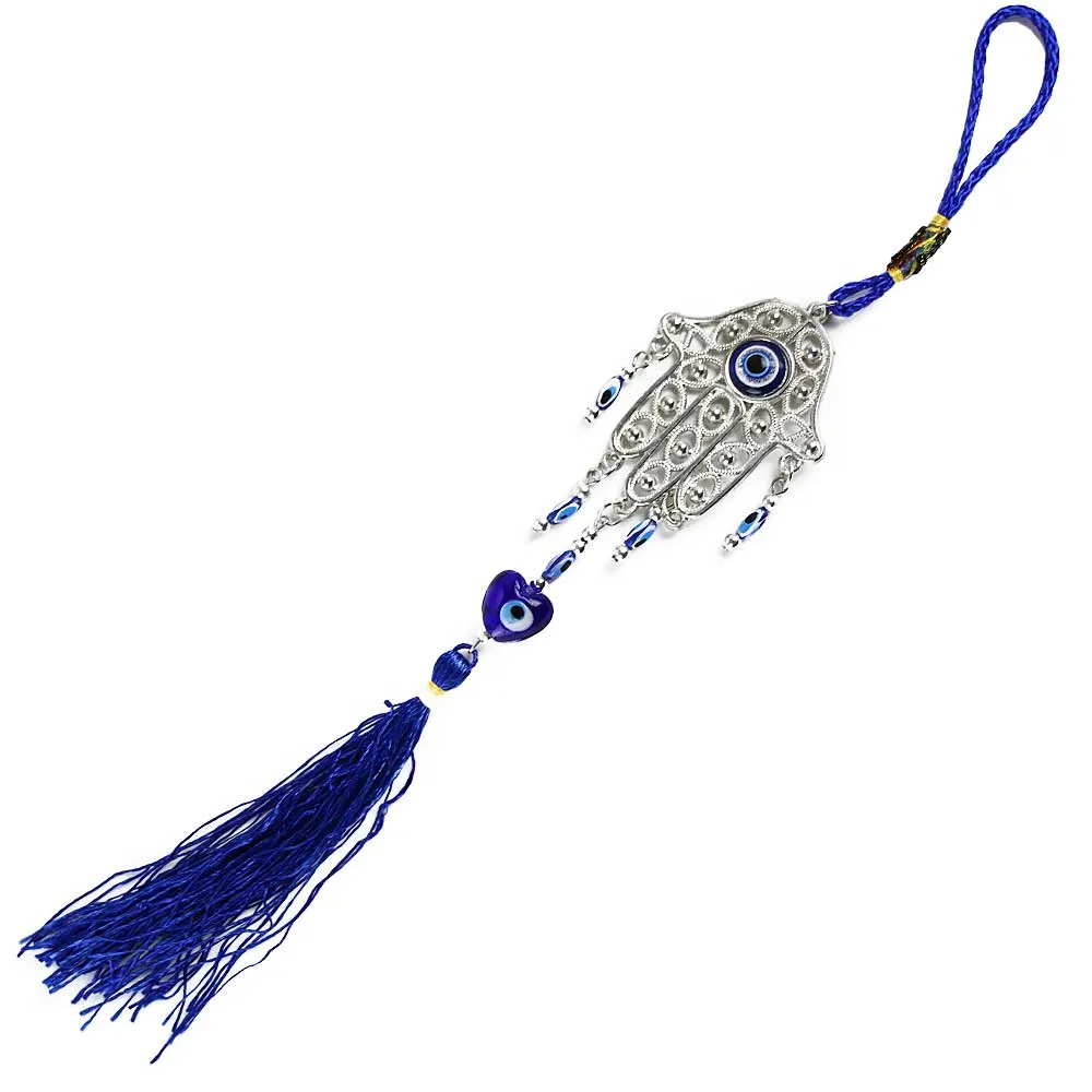 Fatima Hand   Tassel Evil Eye Protection Hanging Talisman