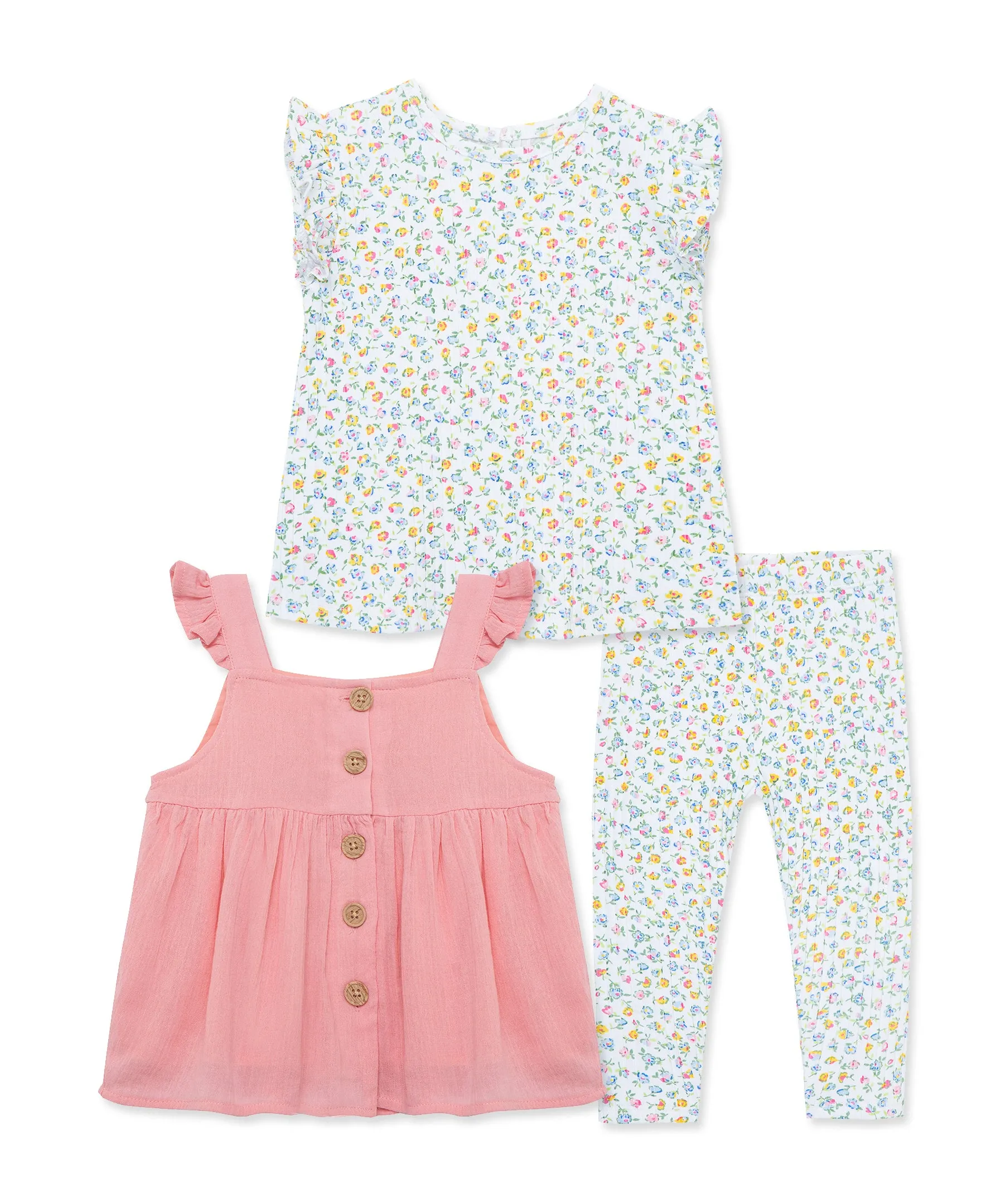 Floral 3-Piece Infant Play Set (12M-24M)