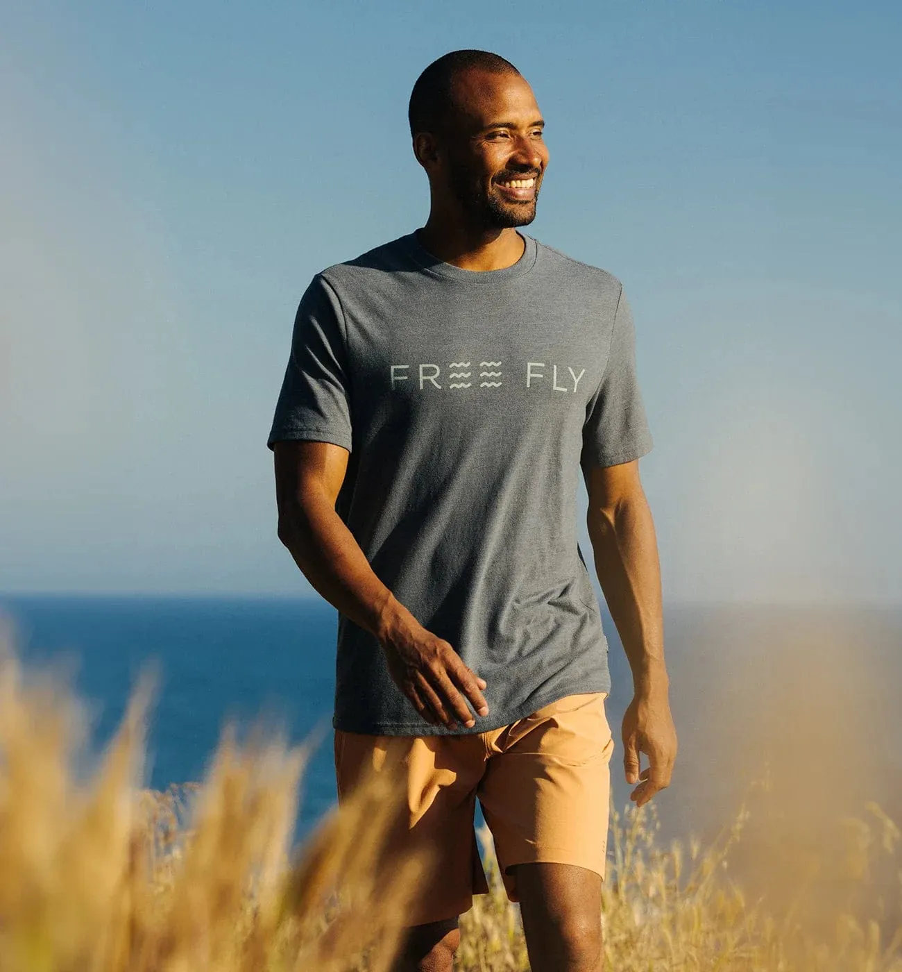 Free Fly Straightaway Tee - Men's