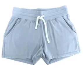 French Terry Shorts in Arctic Blue