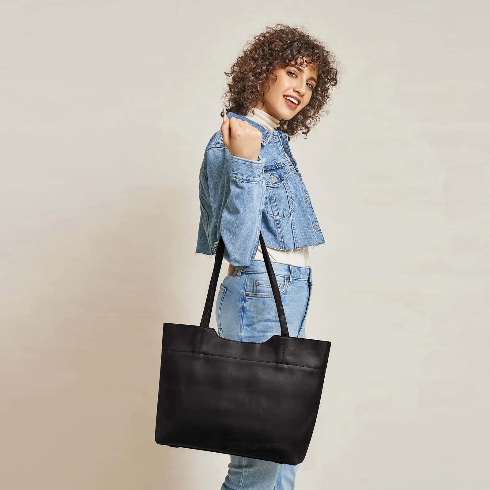 Genuine Leather Tote