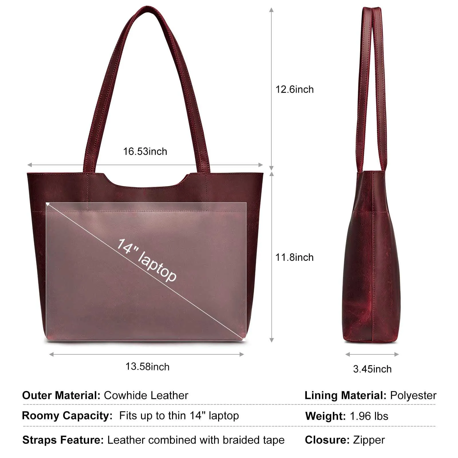 Genuine Leather Tote