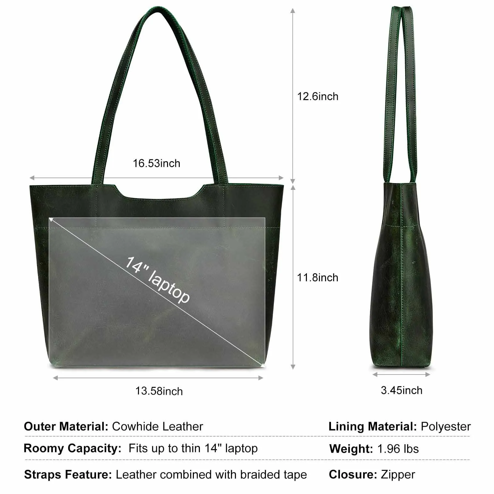 Genuine Leather Tote