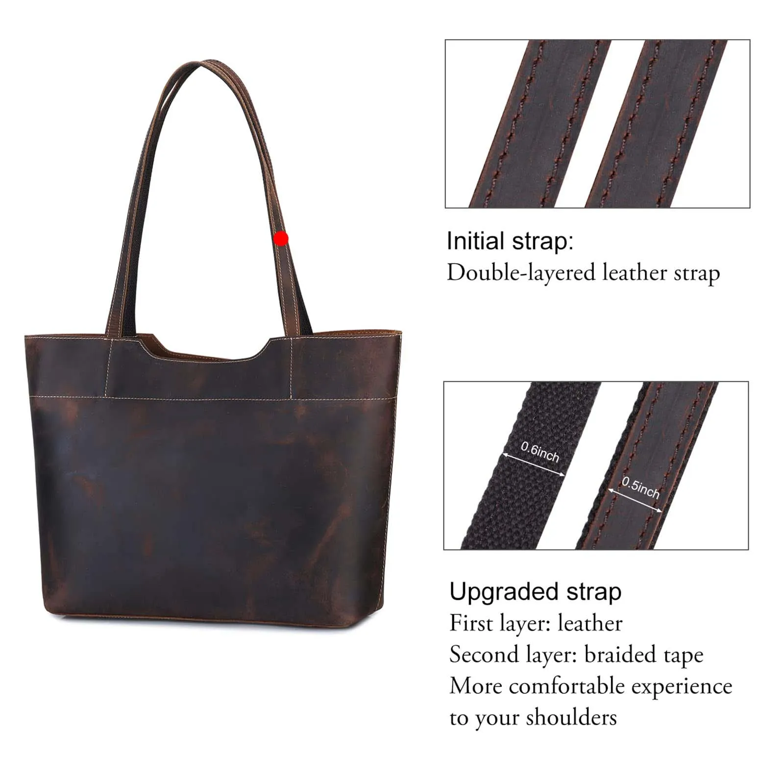 Genuine Leather Tote