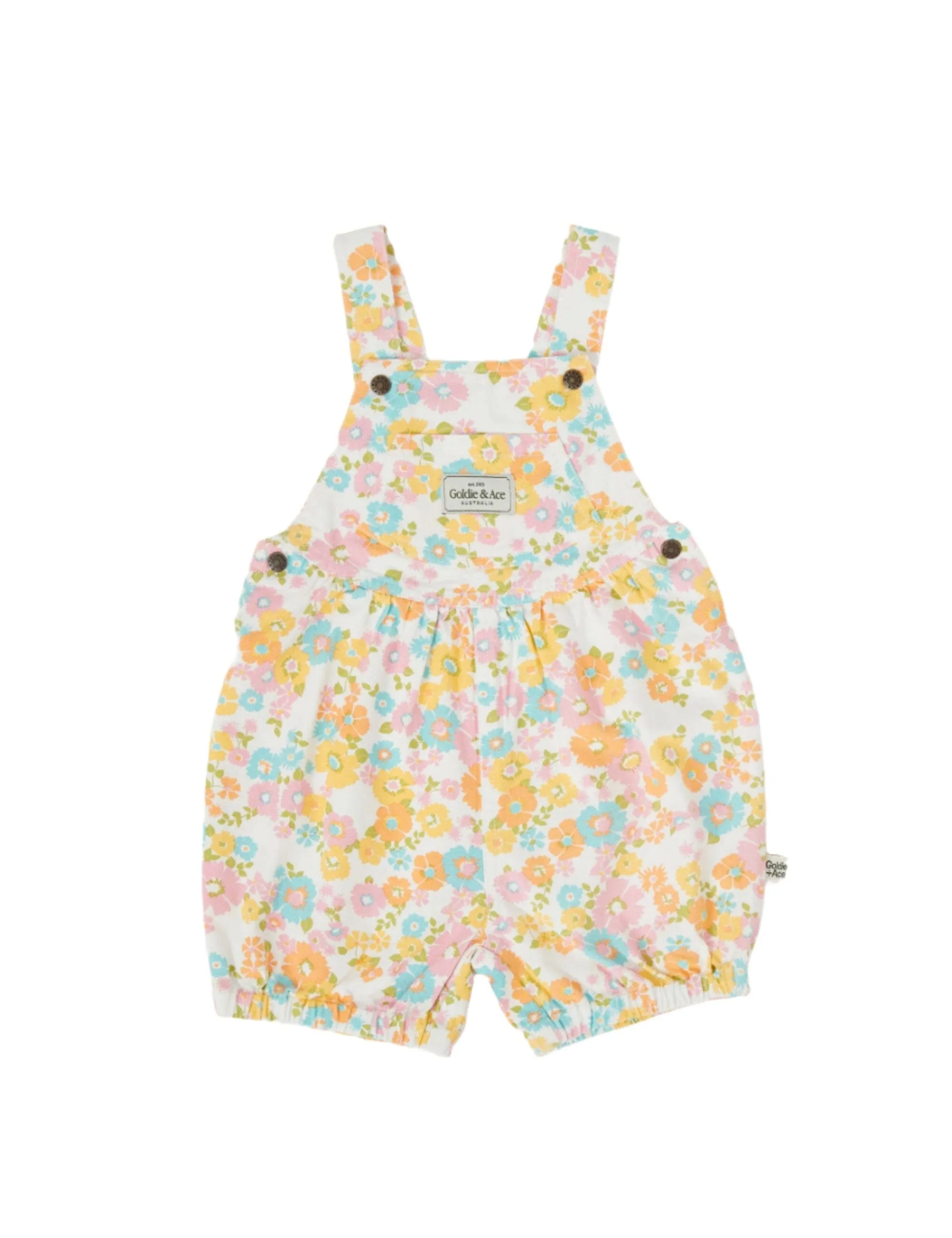 Goldie & Ace - Bessie Bubble Shortalls Flower Child