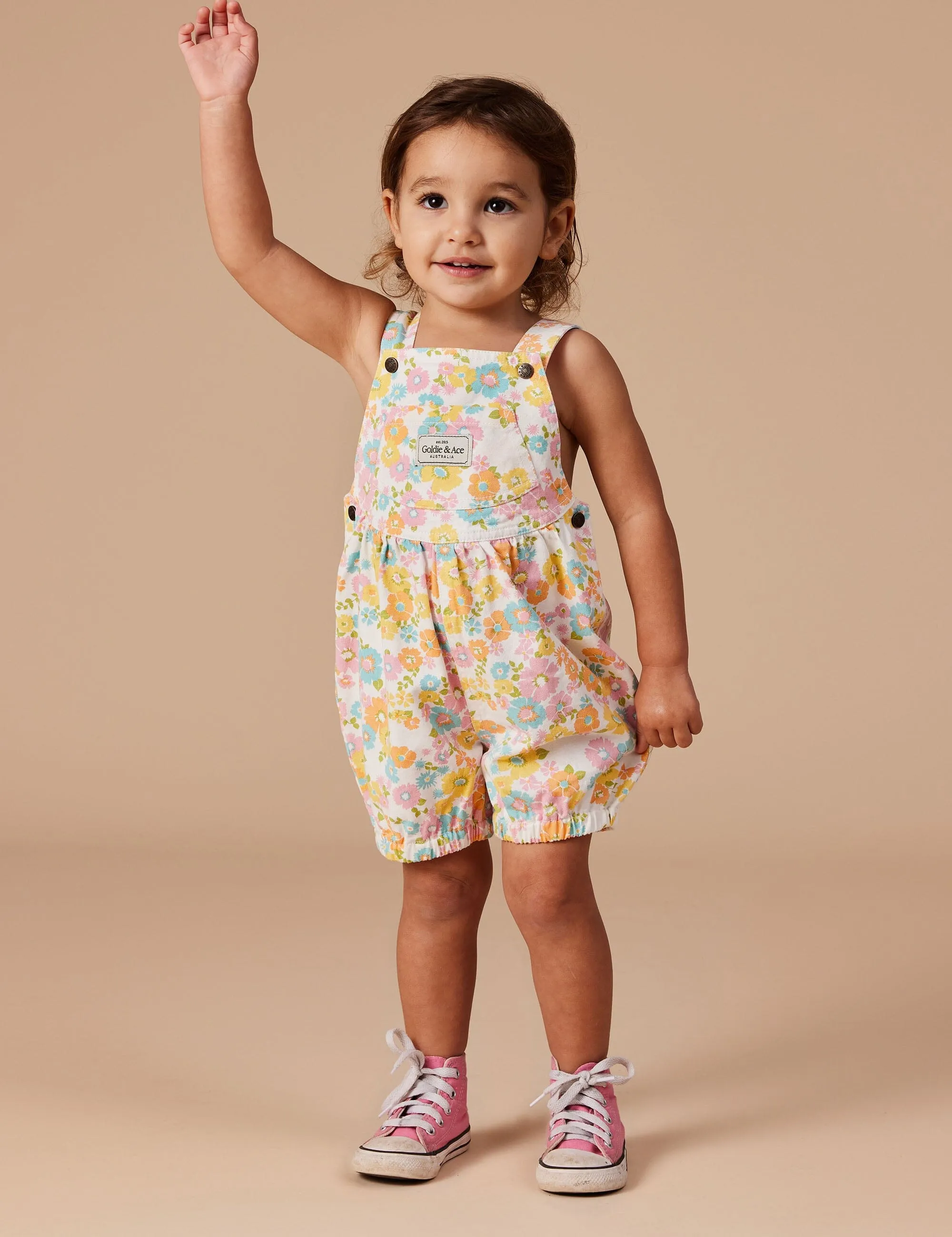 Goldie & Ace - Bessie Bubble Shortalls Flower Child