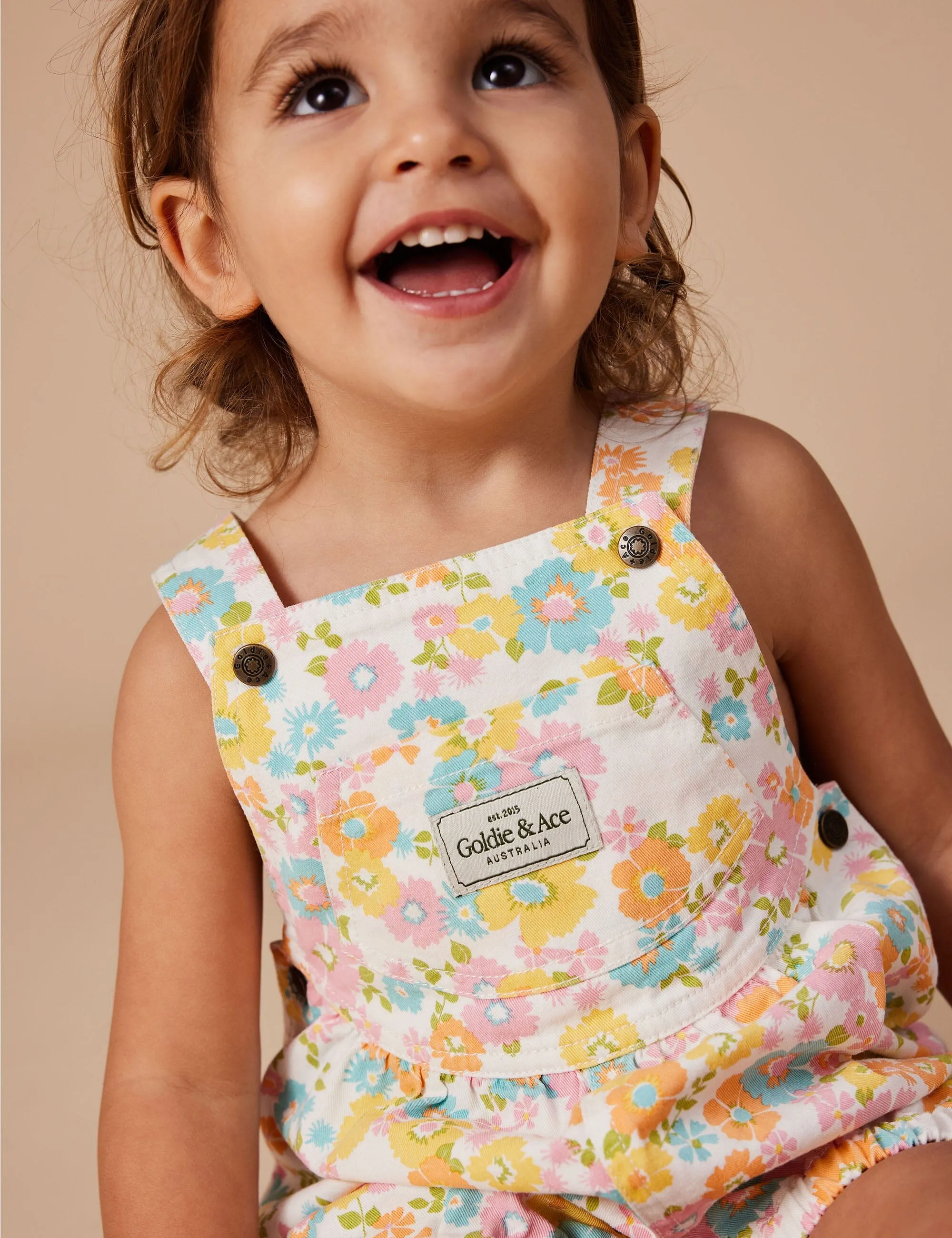 Goldie & Ace - Bessie Bubble Shortalls Flower Child