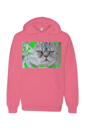 hoodie  neon with a cat