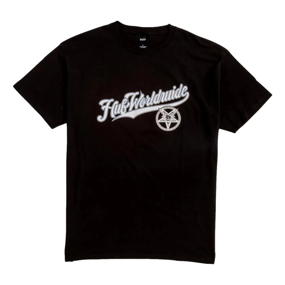 HUF PORTOLA S/S TEE-BLACK