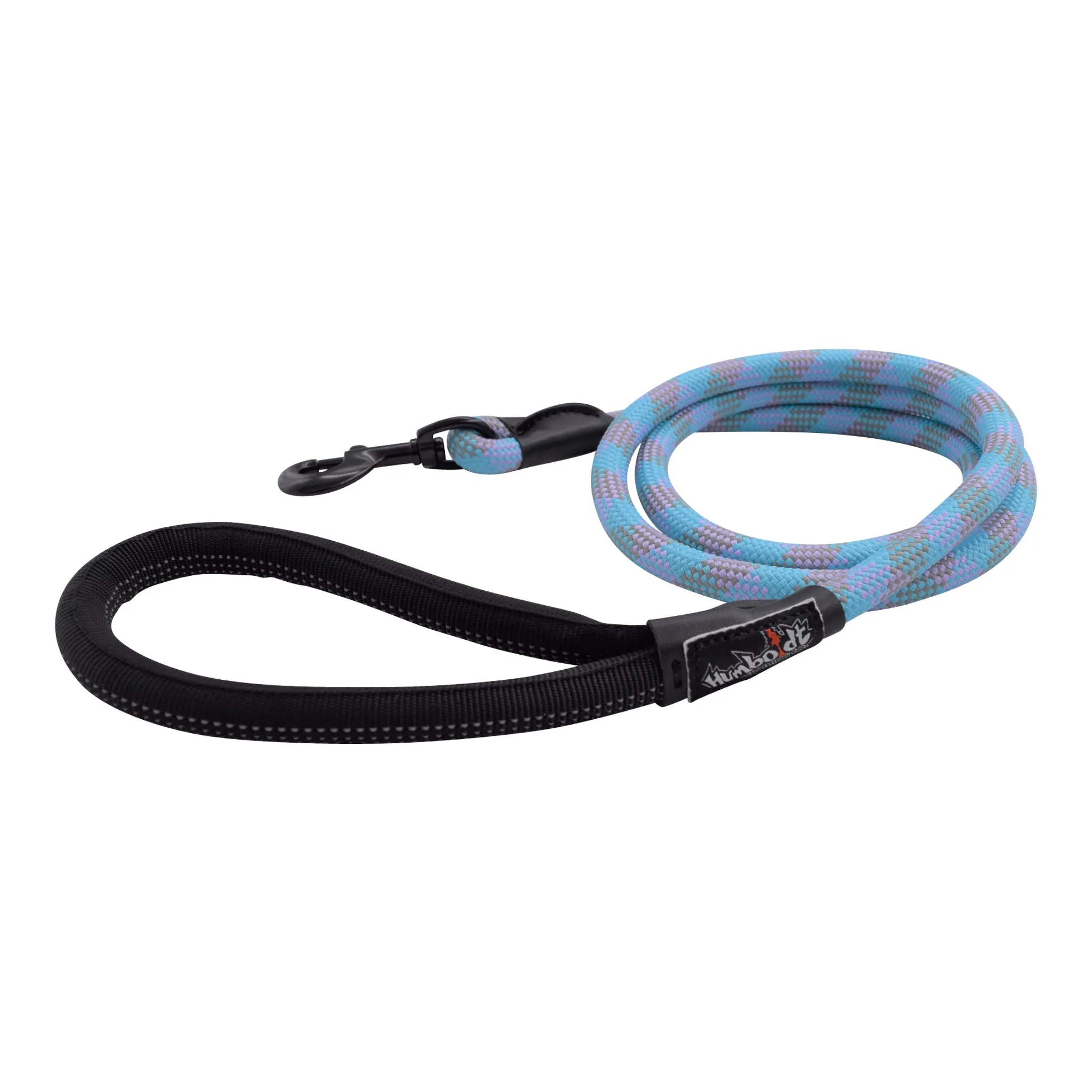 Humboldt Dog Rope Leash-TUR-PUR-GRN