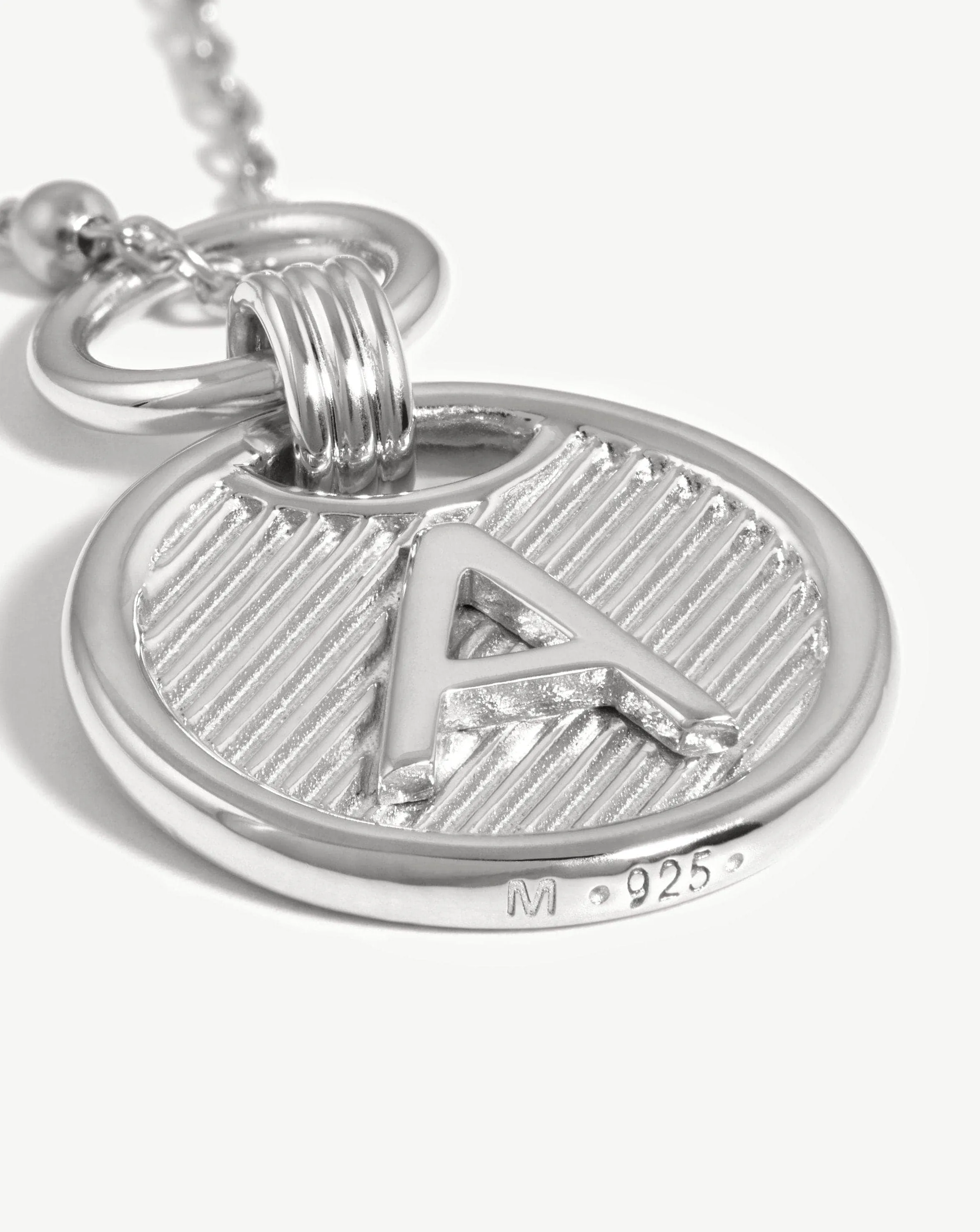 Initial Pendant Necklace - Initial A | Sterling Silver