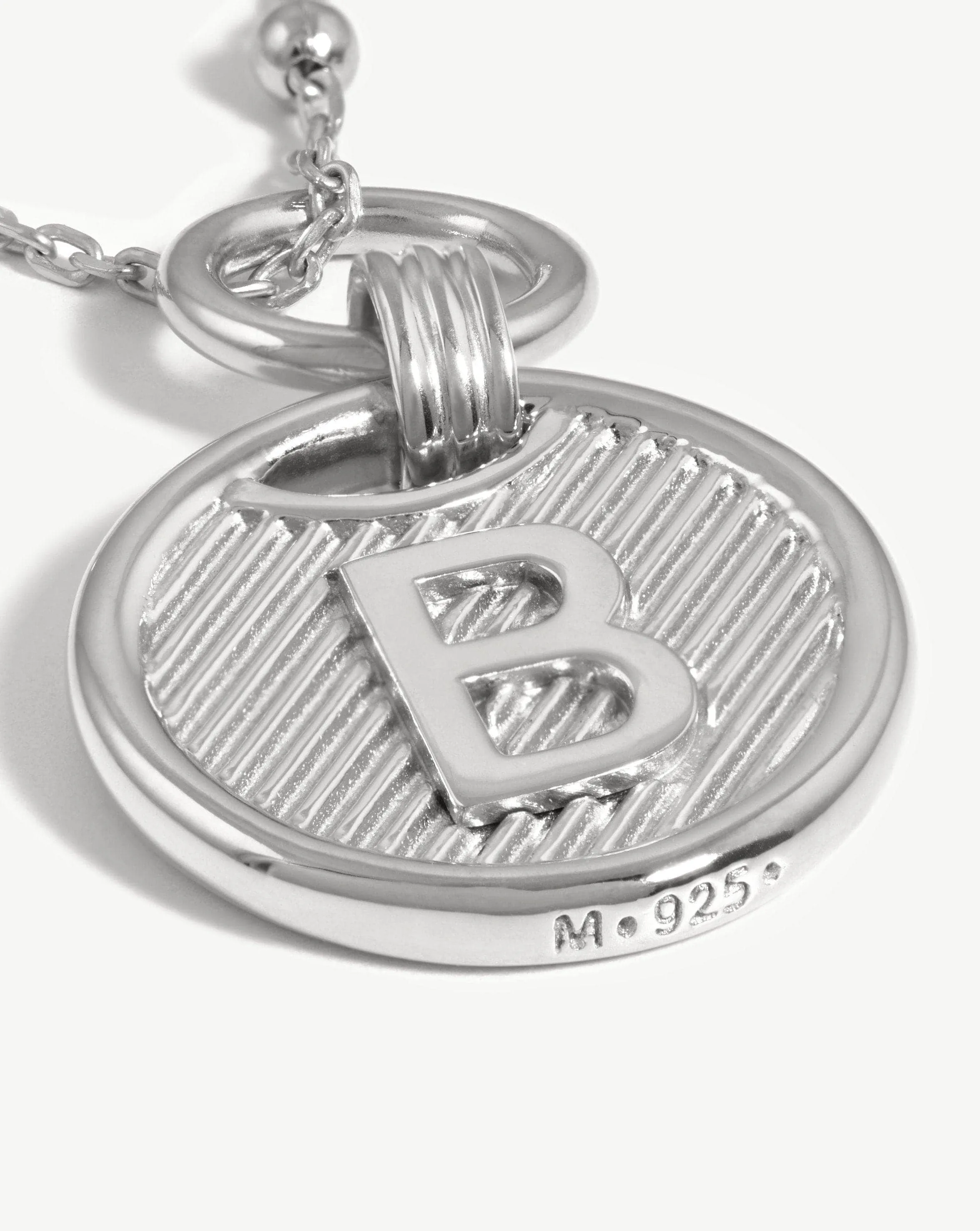 Initial Pendant Necklace - Initial A | Sterling Silver