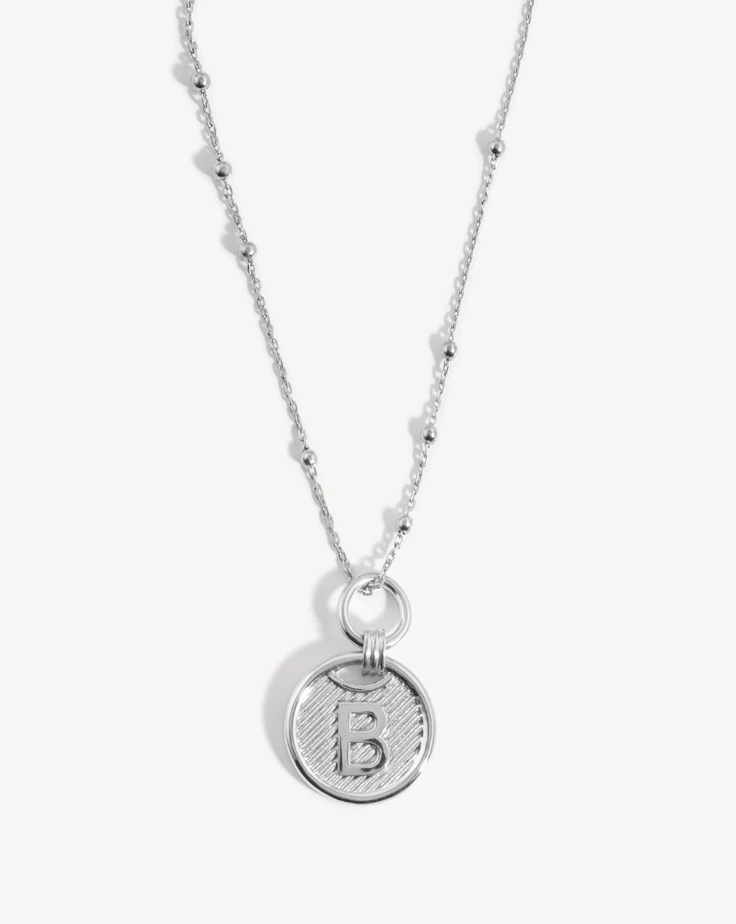 Initial Pendant Necklace - Initial A | Sterling Silver