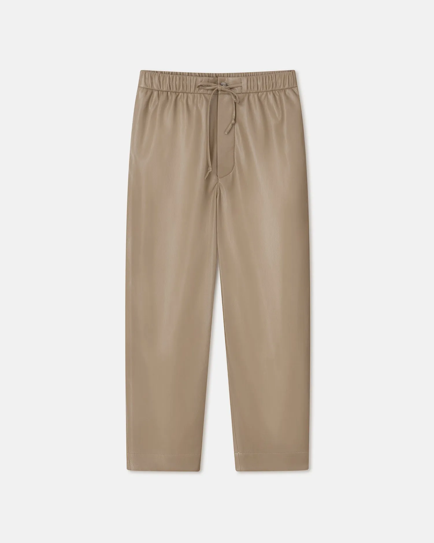 Jain - Okobor™ Alt-Leather Relaxed Pants - Ashy Taupe