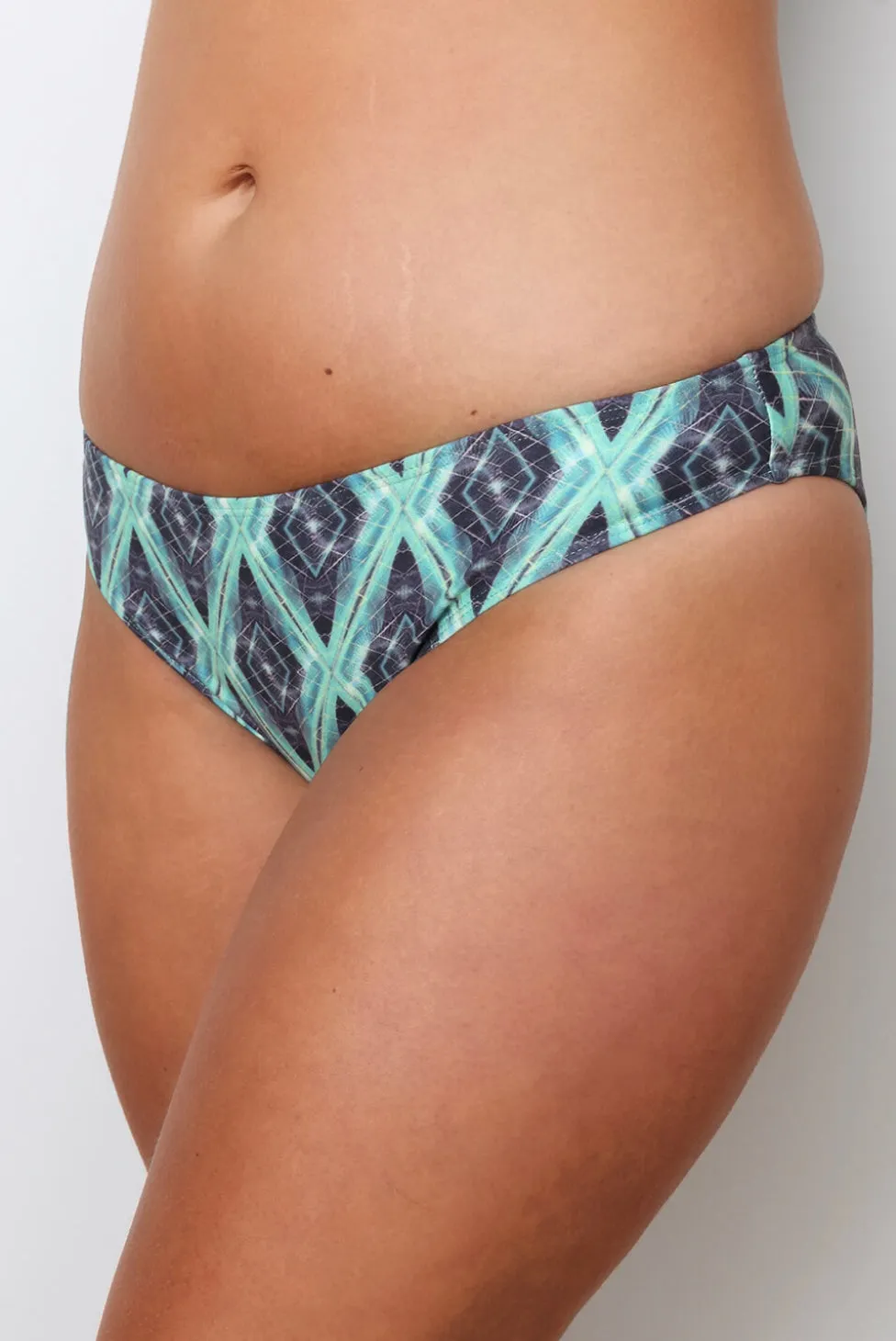 Jungle Ruched Hipster Bikini Bottom