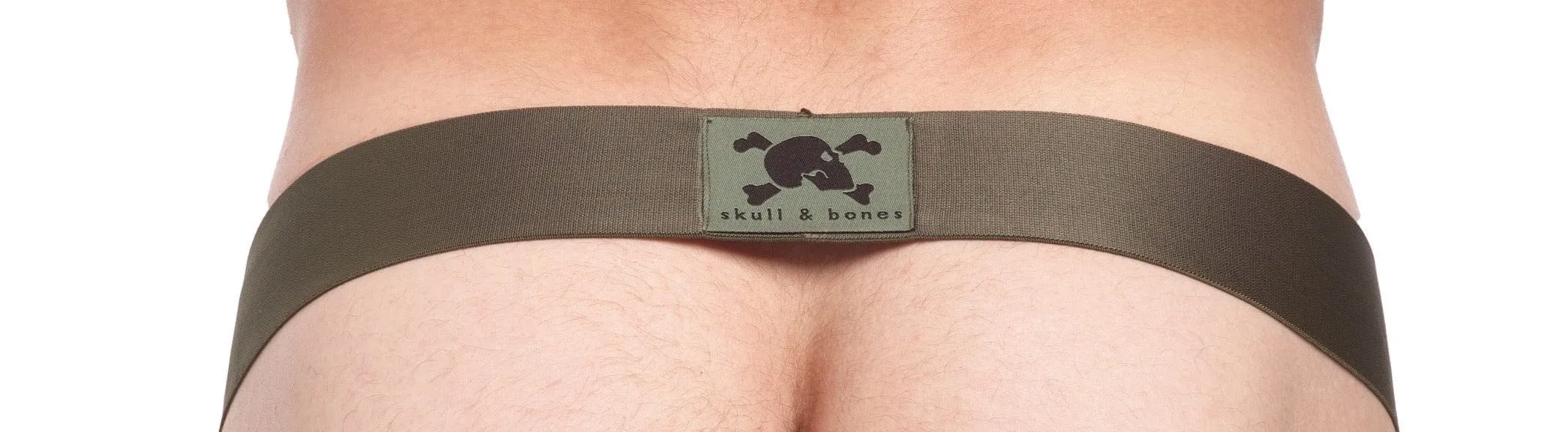 Just the Bones Jock Army Green