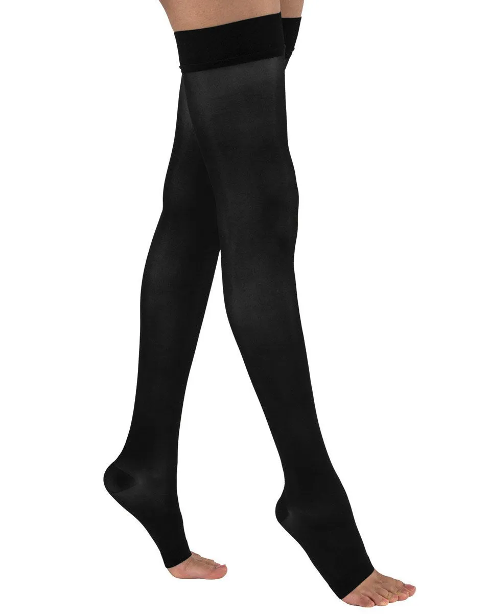 Juzo Soft 2000AG Thigh Highs w/ Silicone Top Band 15-20mmHg