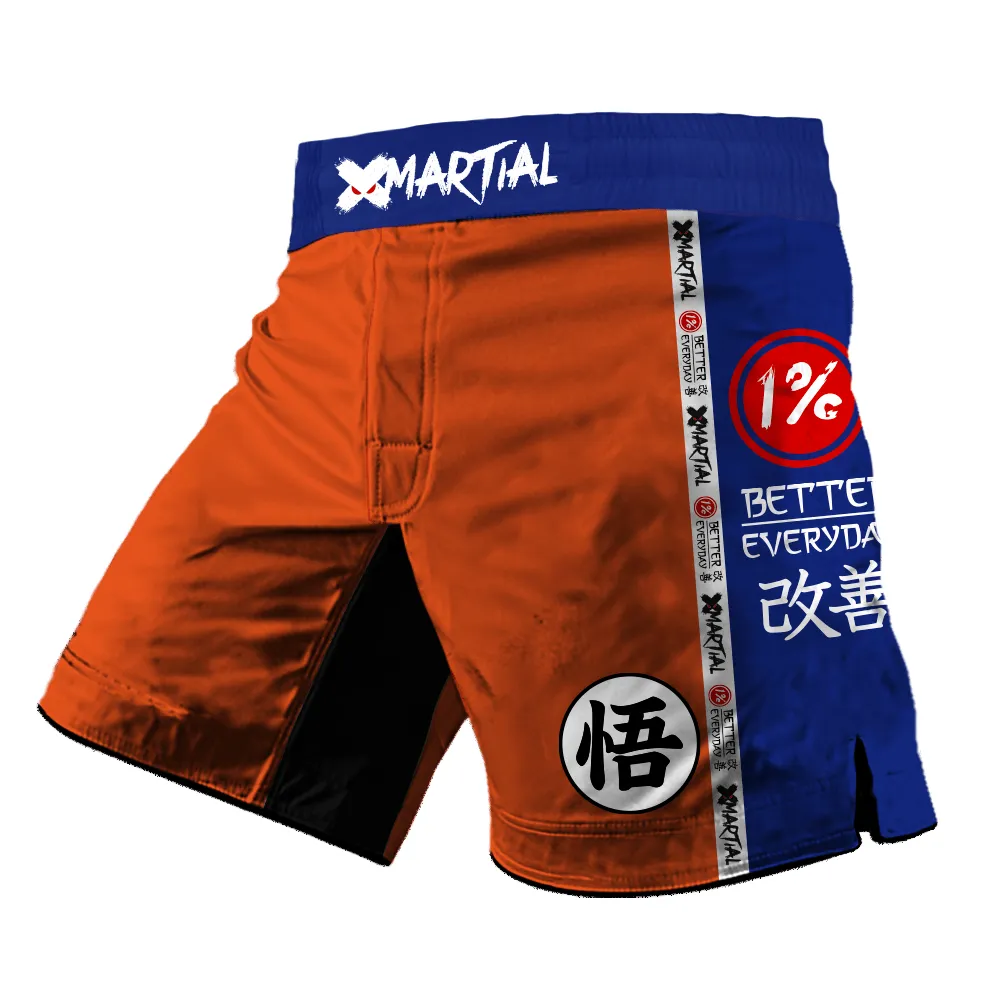 Kanji Orange 2.0 Hybrid BJJ/MMA Shorts