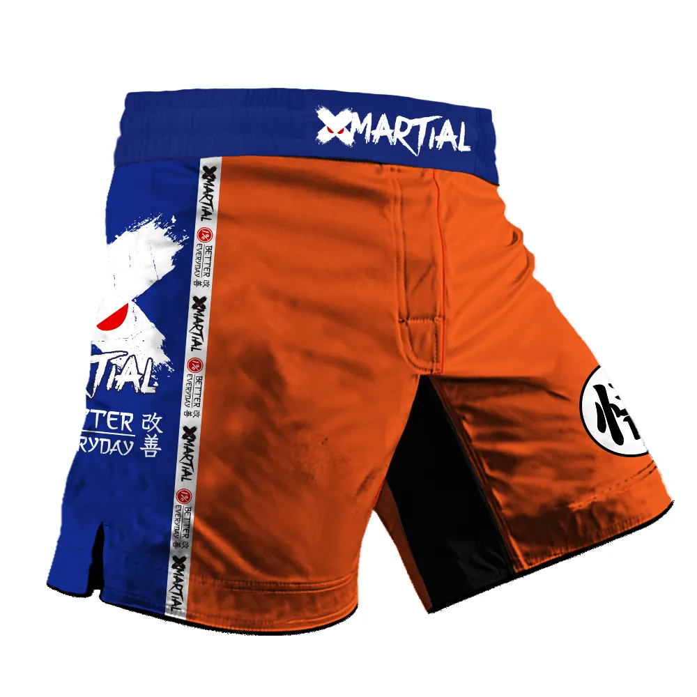 Kanji Orange 2.0 Hybrid BJJ/MMA Shorts