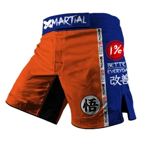 Kanji Orange 2.0 Hybrid BJJ/MMA Shorts