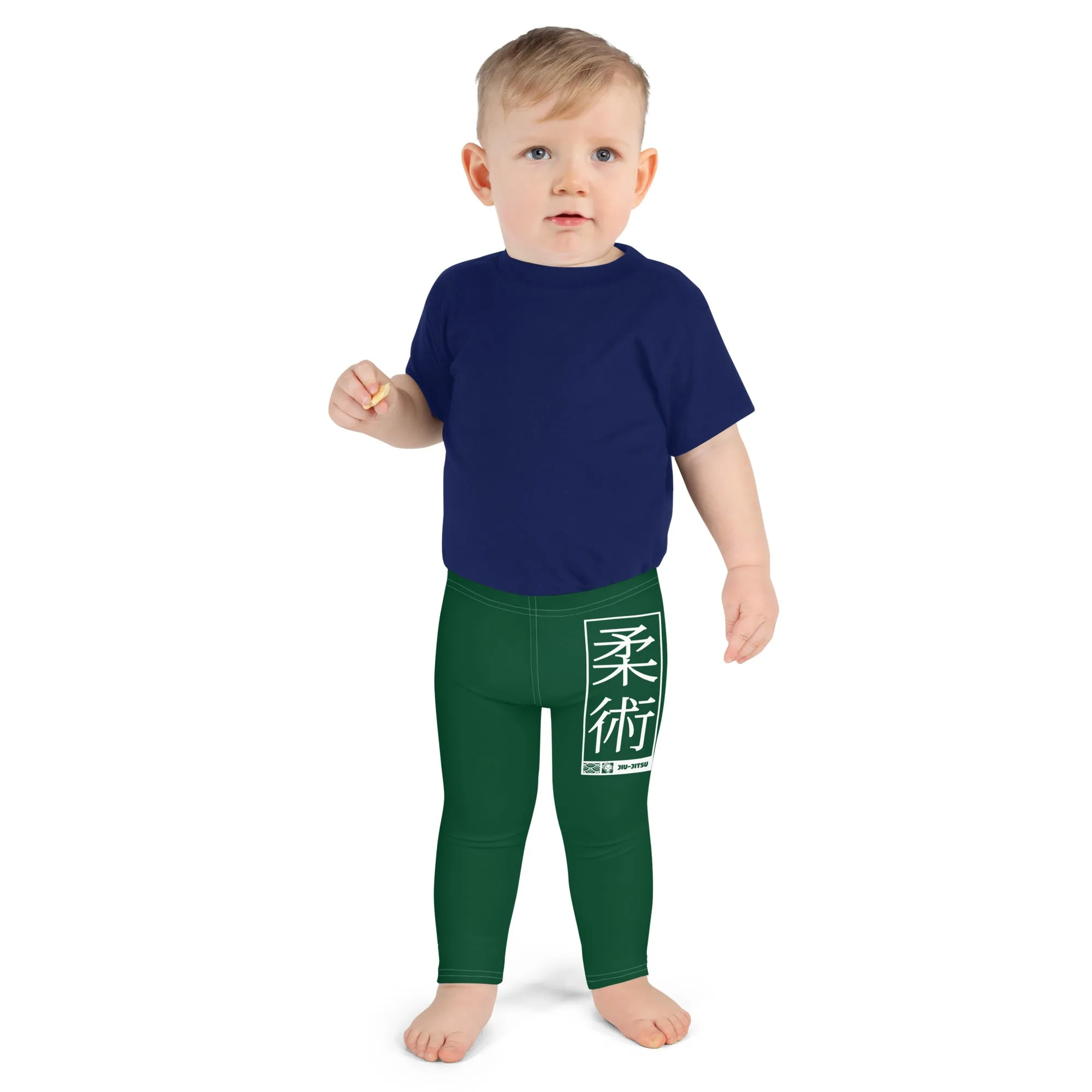 Kid's Boys Jiu-Jitsu Athletic Leggings 008 - Sherwood Forest