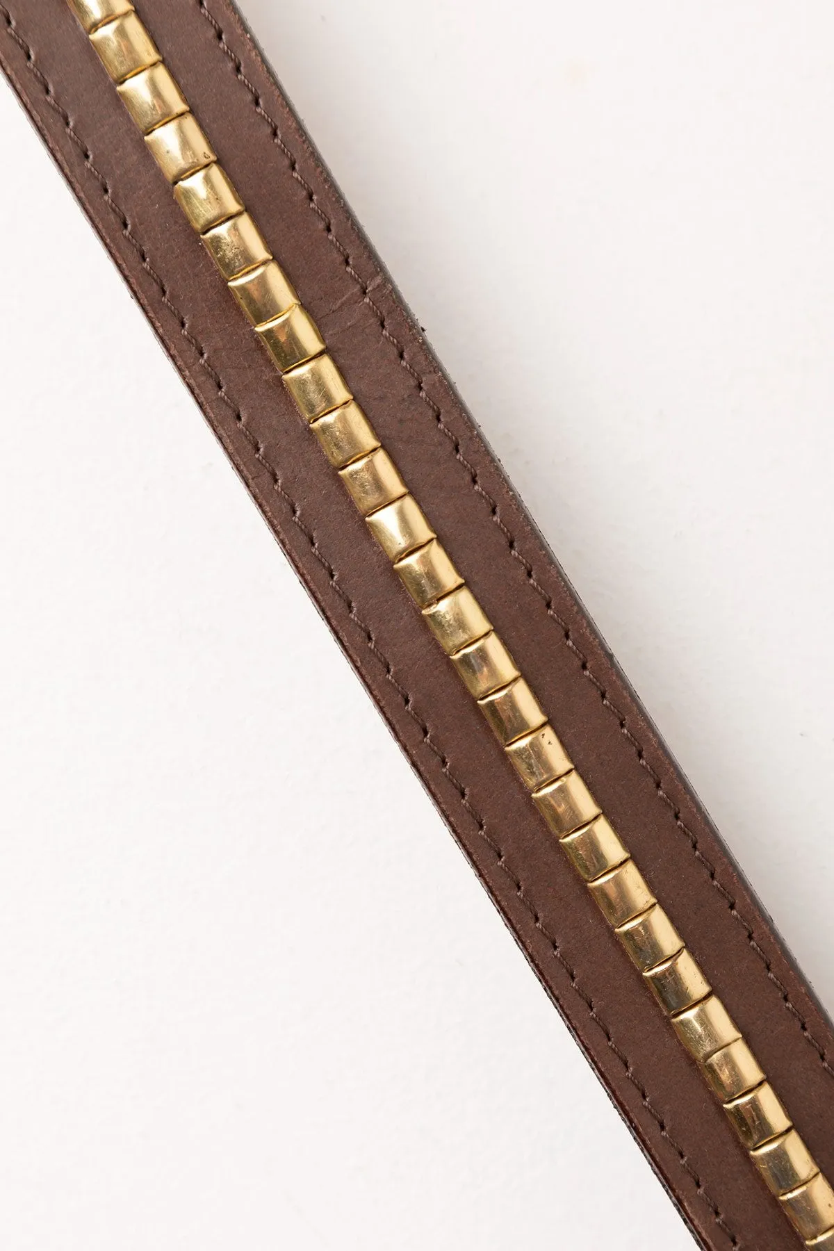 Ladies Studded Leather Belt