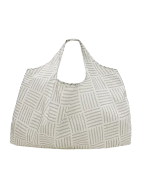 Large Reusable Tote (Interlace Grey)