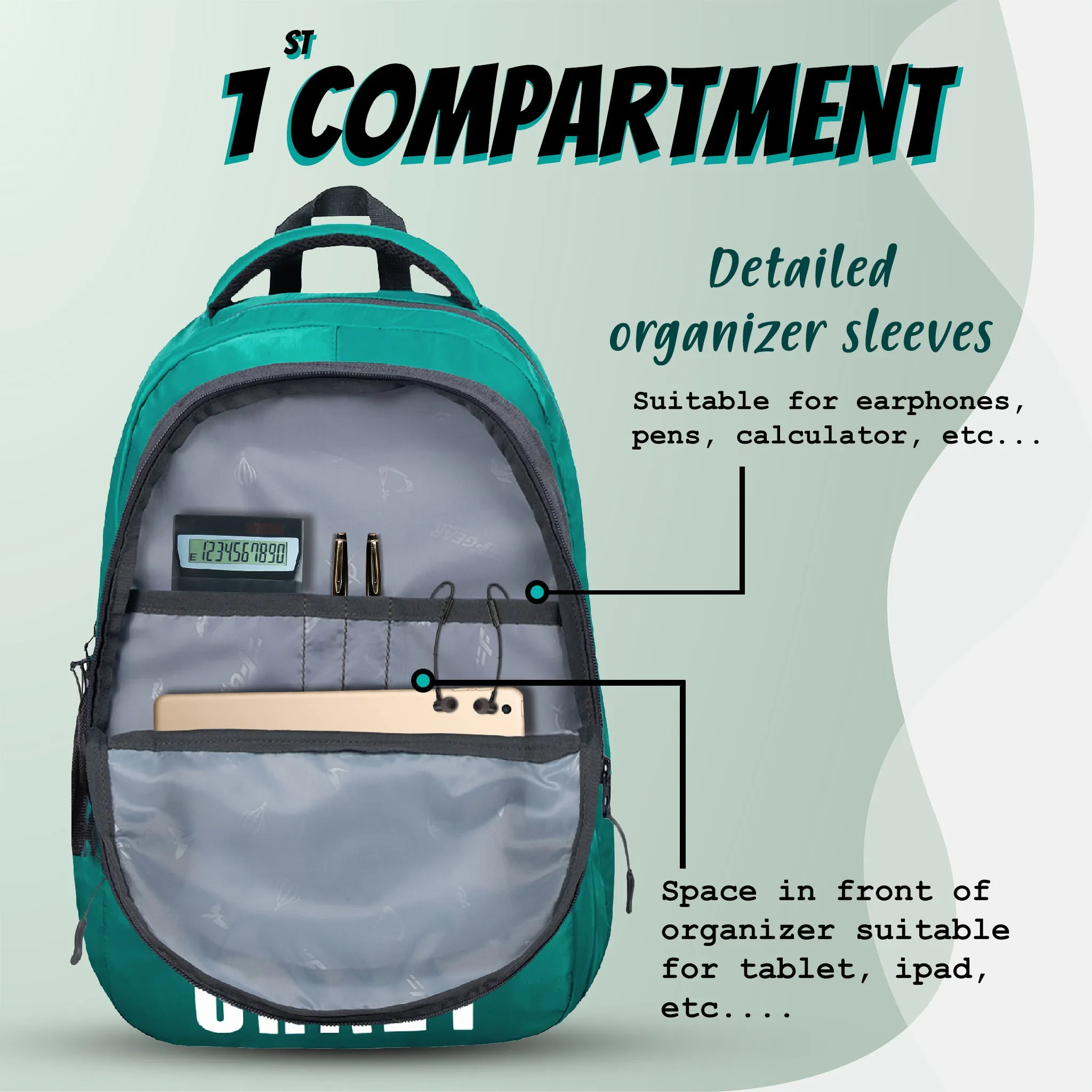 LBC 23L Green Backpack