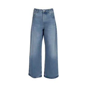 Le De-Nîmes Mid-rise Court Cropped Jeans