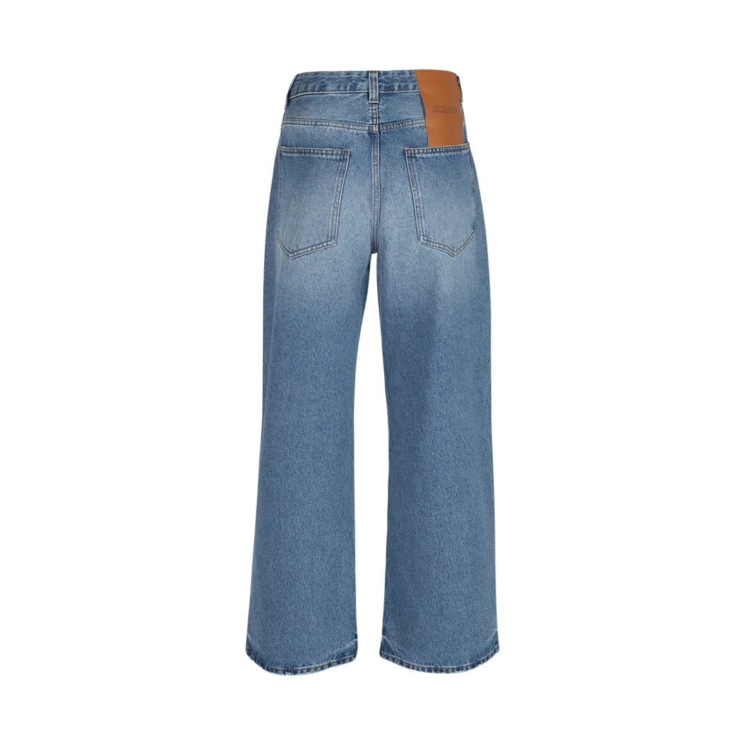 Le De-Nîmes Mid-rise Court Cropped Jeans