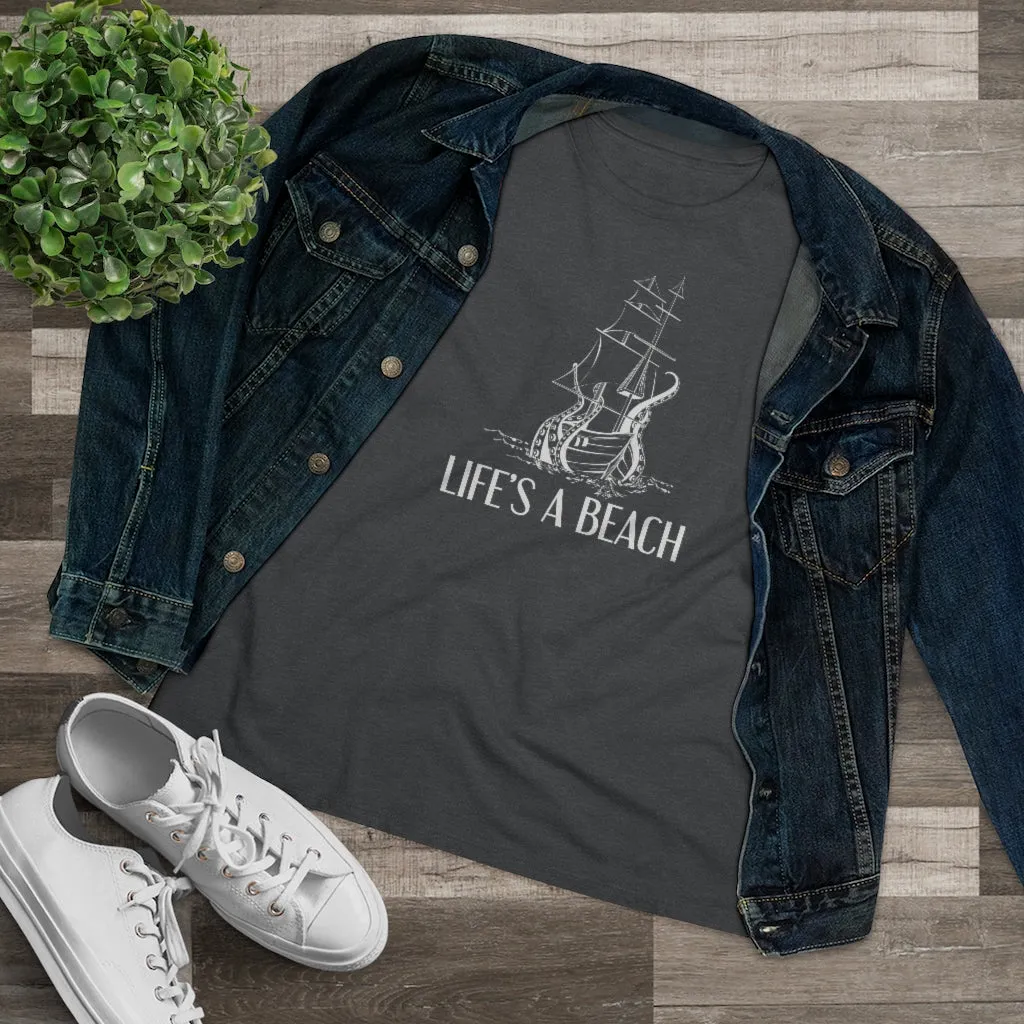 Life's A Beach, Women's Premium Tee