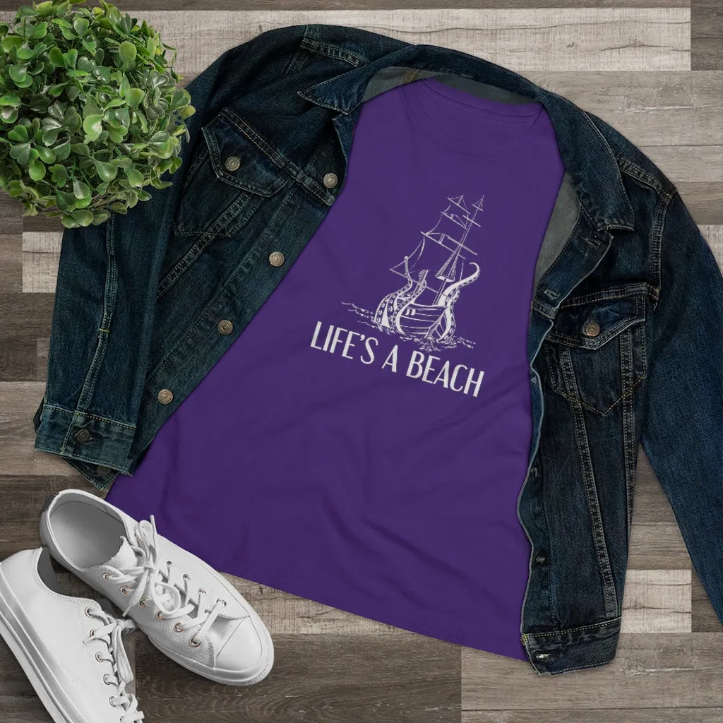 Life's A Beach, Women's Premium Tee