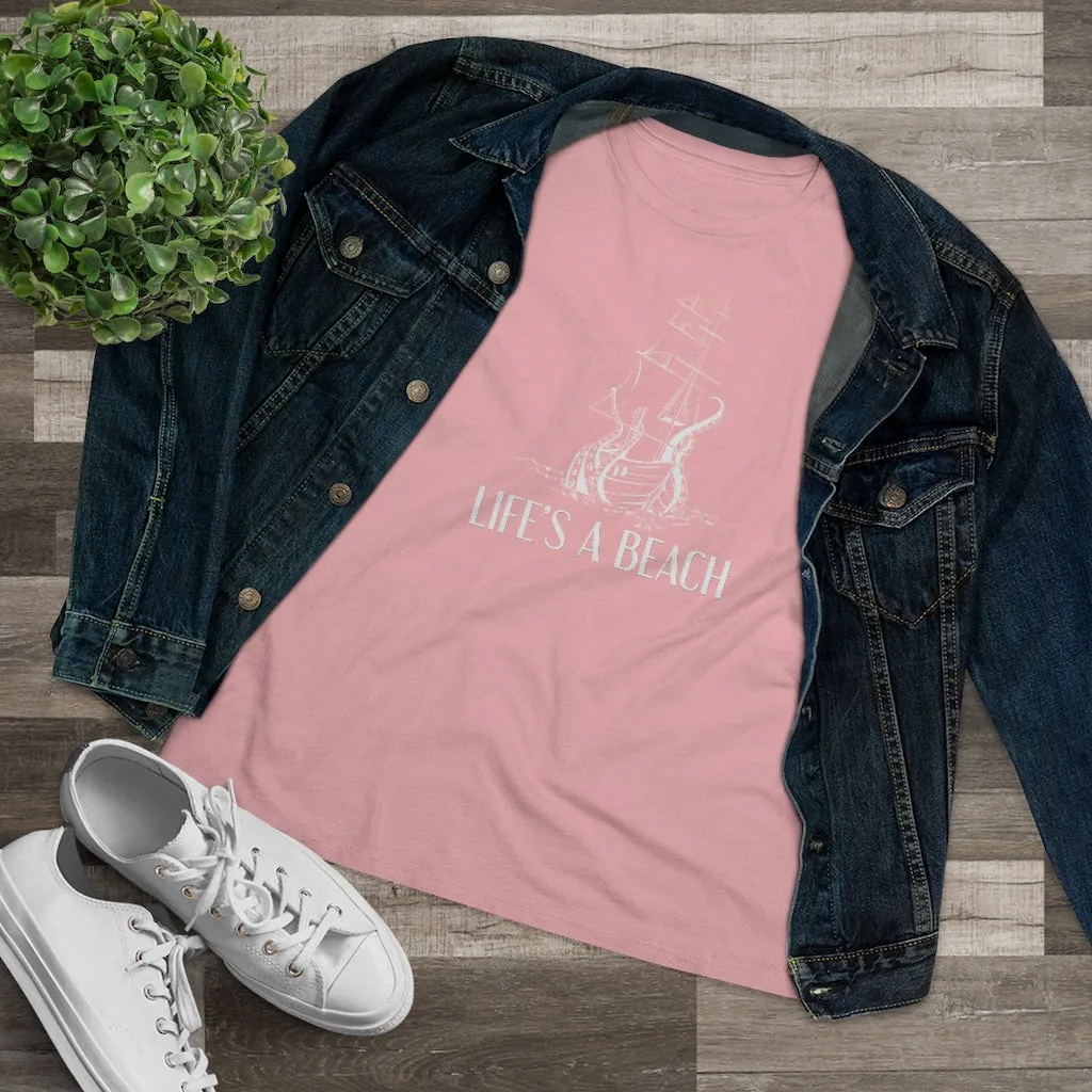 Life's A Beach, Women's Premium Tee