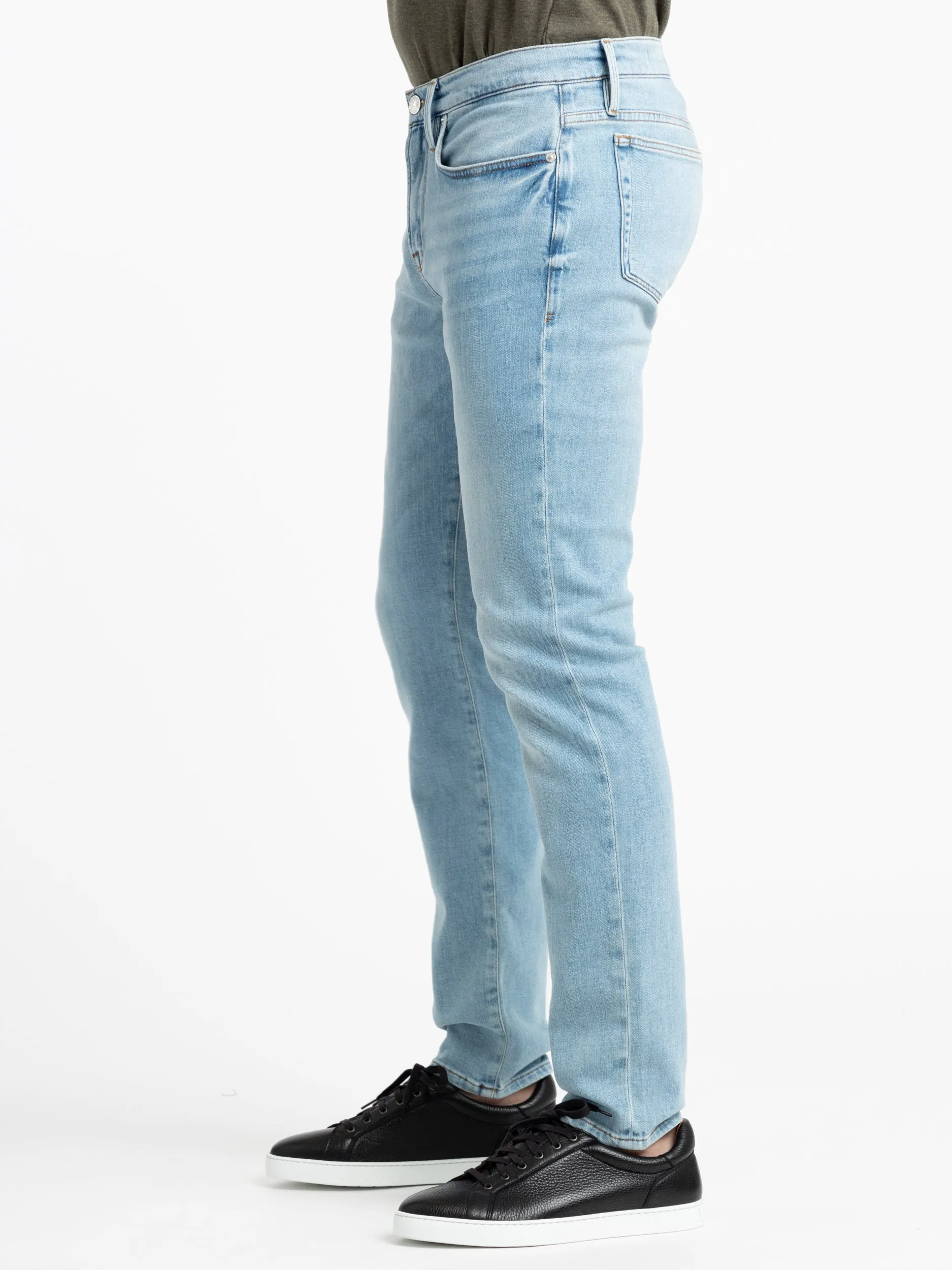 Light Blue L'Homme Skinny Finn Jeans